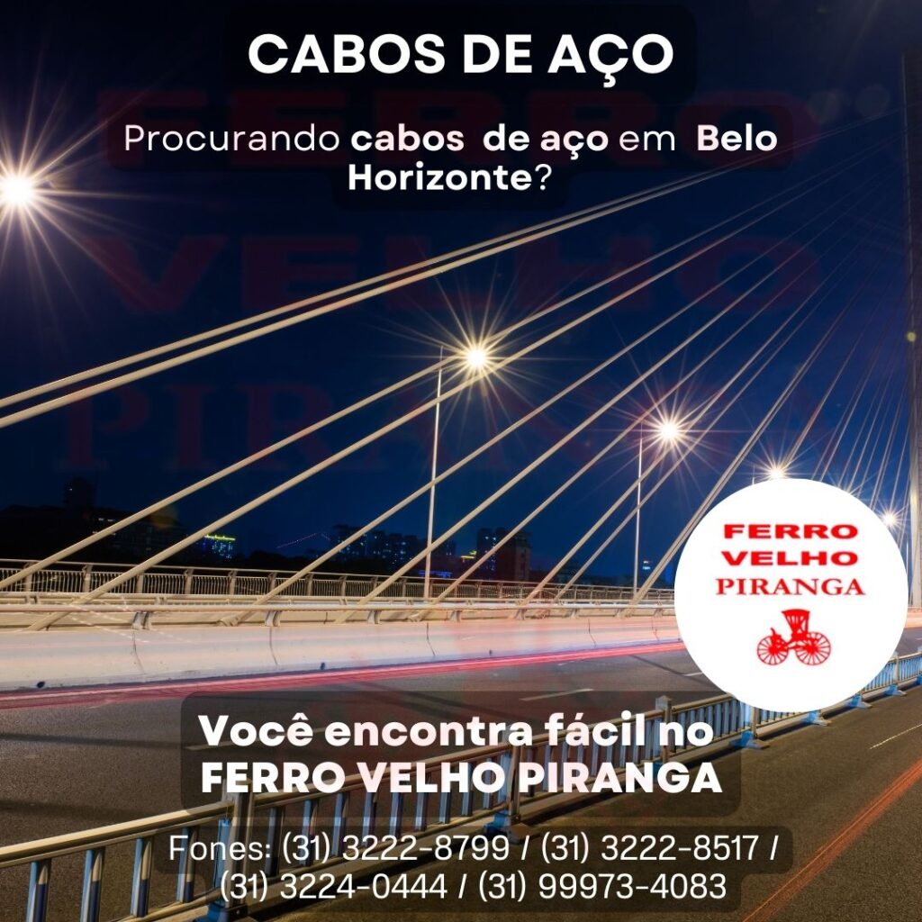 Cabos de Aço Inox em BH